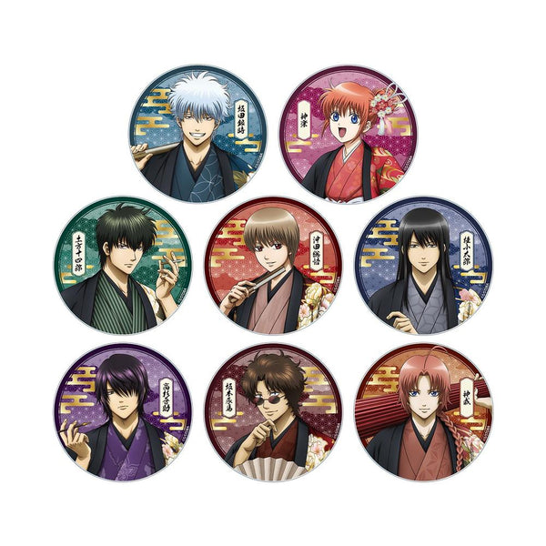 《銀魂》全新繪製 單面花卉圖案和服版 收藏級壓克力杯墊(單位/盒)