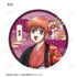 "Gintama" Original Illustration: Single-Sided Floral Kimono Ver. Trading Acrylic Coasters (Sold by the box)