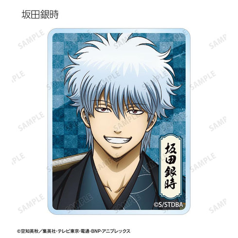 "Gintama" Original Illustration: Single-Sided Floral Kimono Ver. Trading Acrylic Mini Blocks (Sold by the box)