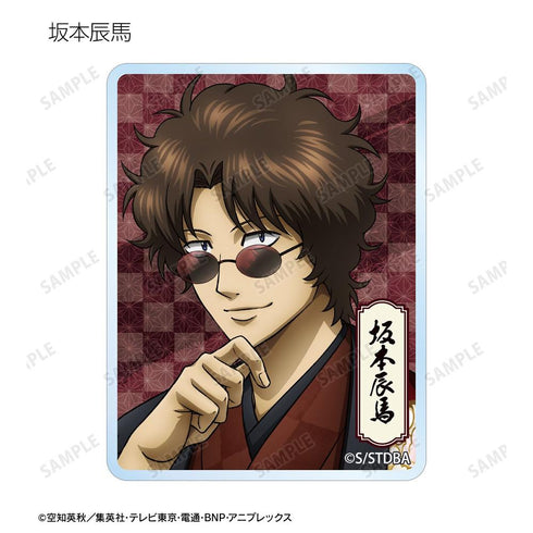 "Gintama" Original Illustration: Single-Sided Floral Kimono Ver. Trading Acrylic Mini Blocks (Sold by the box)