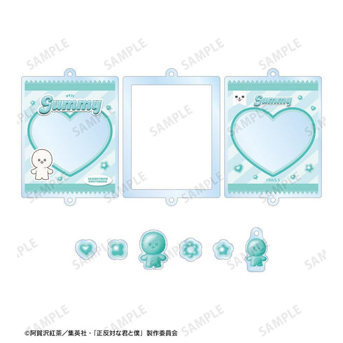 "You and Me: Complete Opposites" Yeti Petit-Série Crinkle Acrylic Keychain
