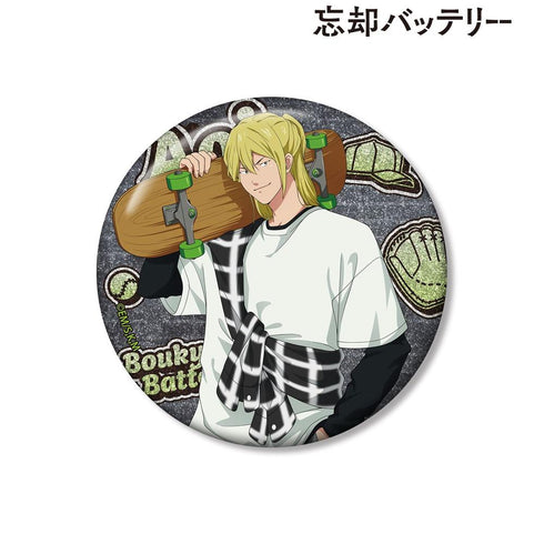 《忘却电池》全新绘制 藤堂葵 街头运动版 75mm 闪粉徽章