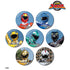"Enjin Sentai Go-onger" Trading Pin Badges (Sold by the box)