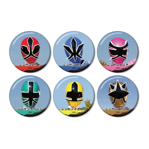 "Samurai Sentai Shinkenger" Trading Pin Badges (Sold by the box)