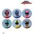 "Samurai Sentai Shinkenger" Trading Pin Badges (Sold by the box)