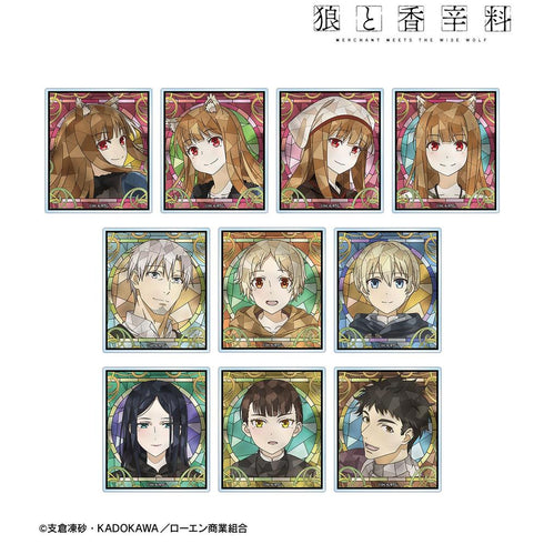 "Spice and Wolf: Merchant Meets the Wise Wolf" Trading Card Set - Aure Glass Acrylic Cards (Sold by the box)