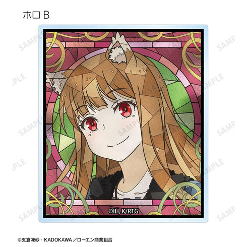 "Spice and Wolf: Merchant Meets the Wise Wolf" Trading Card Set - Aure Glass Acrylic Cards (Sold by the box)