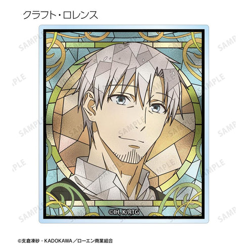 "Spice and Wolf: Merchant Meets the Wise Wolf" Trading Card Set - Aure Glass Acrylic Cards (Sold by the box)