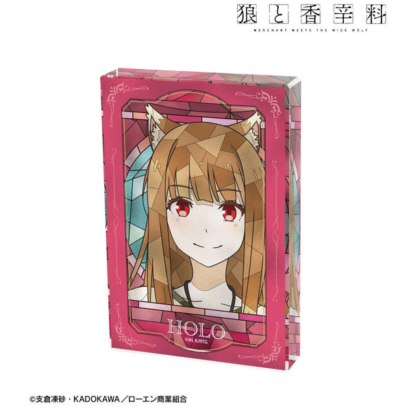 《狼与香辛料 MERCHANT MEETS THE WISE WOLF》霍洛 Aure Glass 亚克力立牌 ver.D