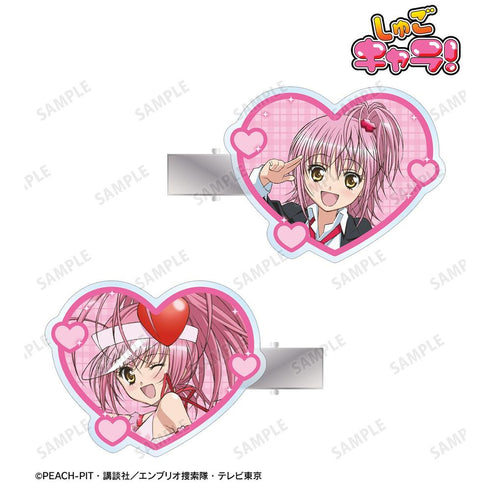 『しゅごキャラ!』日奈森 あむ&アミュレットハート アクリルヘアクリップ2個セット