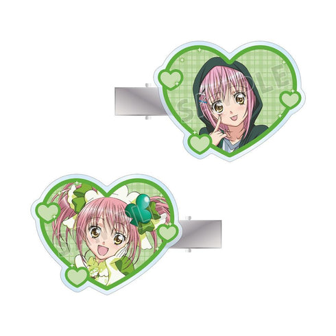 『しゅごキャラ!』日奈森 あむ&アミュレットクローバー アクリルヘアクリップ2個セット