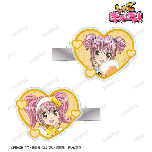 『しゅごキャラ!』日奈森 あむ&アミュレットダイヤ アクリルヘアクリップ2個セット