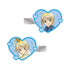 "Shugo Chara!" Yui Yori & Platinum Royal Acrylic Hair Clip 2-Piece Set