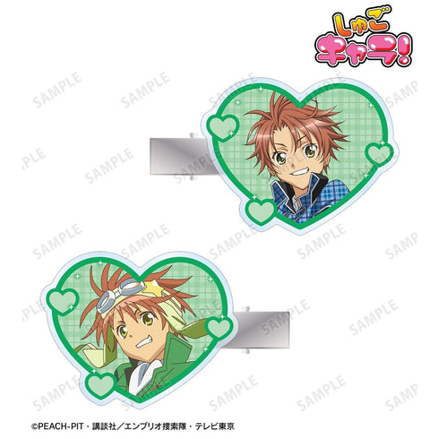 『しゅごキャラ!』相馬 空海&スカイジャック アクリルヘアクリップ2個セット