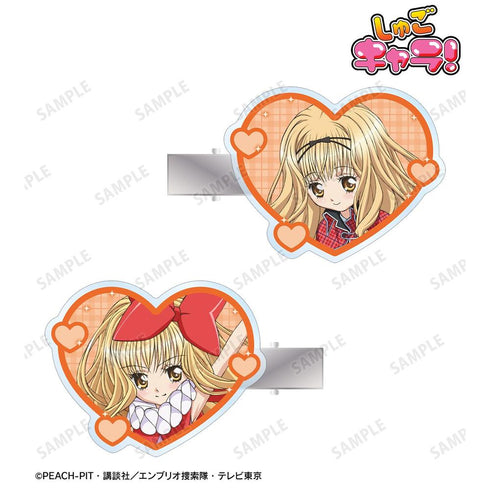 『しゅごキャラ!』真城 りま&クラウンドロップ アクリルヘアクリップ2個セット