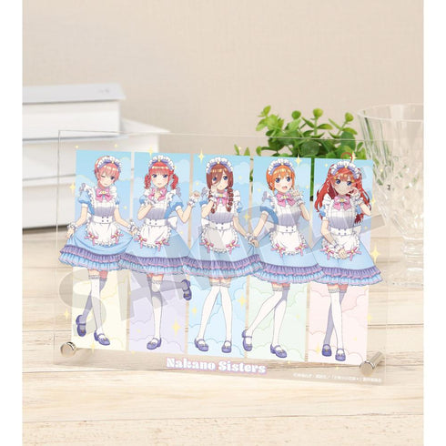 『五等分の花嫁*』描き下ろし 集合 メルヘンメイドver. A5アクリルパネル