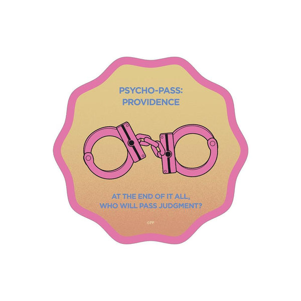 "PSYCHO-PASS: PROVIDENCE" Handcuffs ar-Unity Die-Cut Sticker