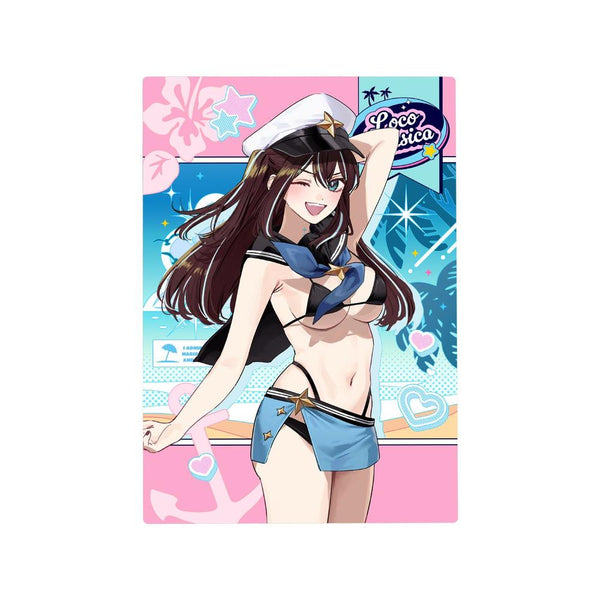 "Longing to Be a Magical Girl" by Minori Chigusa: Locomuzika Swimsuit Ver. B6 Metal Art Panel
