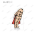 "Oshiri-mae Man: The Revival of the Oshiri-mae Empire" Trading Acrylic Figurines (Sold by the box)