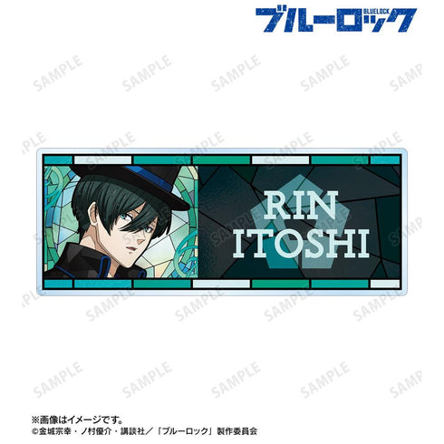 『ブルーロック』描き下ろし 糸師 凛 怪盗団ver. Aure Glass アクリルネームプレート【202608再販】