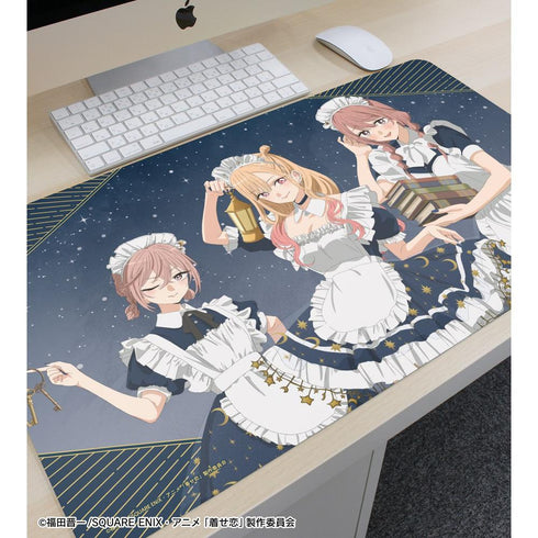 "That Dress-Up Doll Falls in Love Season 2" Original Illustration Group Starry Sky Maid Ver. Multi-Purpose Desk Mat