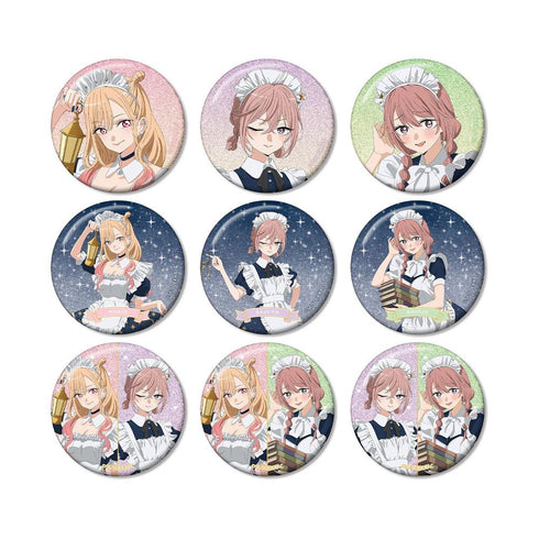 "That Dress-Up Doll Falls in Love Season 2" Original Illustration: Starry Sky Maid Ver. Trading Glitter Pin Badge (Sold by the box)