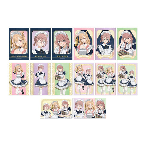 "That Dress-Up Doll Falls in Love Season 2" Original Art: Starry Sky Maid Ver. Trading Illustration Cards (Sold by the box)