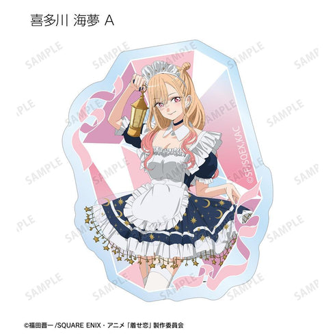 "That Dress-Up Doll Falls in Love Season 2" Original Illustration: Starry Sky Maid Ver. Trading Clear Die-Cut Stickers (Sold by the box)