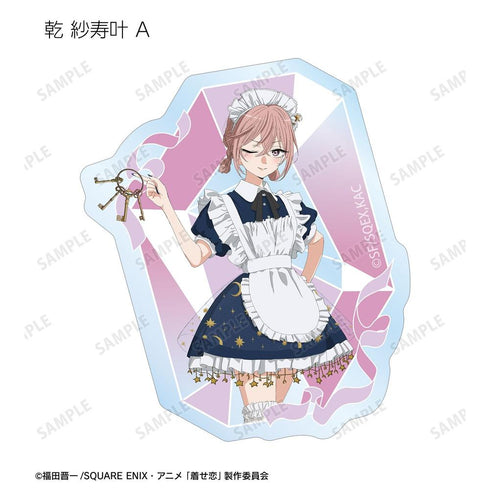 "That Dress-Up Doll Falls in Love Season 2" Original Illustration: Starry Sky Maid Ver. Trading Clear Die-Cut Stickers (Sold by the box)