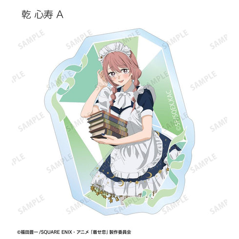 "That Dress-Up Doll Falls in Love Season 2" Original Illustration: Starry Sky Maid Ver. Trading Clear Die-Cut Stickers (Sold by the box)