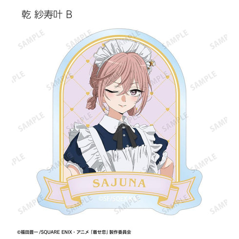 "That Dress-Up Doll Falls in Love Season 2" Original Illustration: Starry Sky Maid Ver. Trading Clear Die-Cut Stickers (Sold by the box)