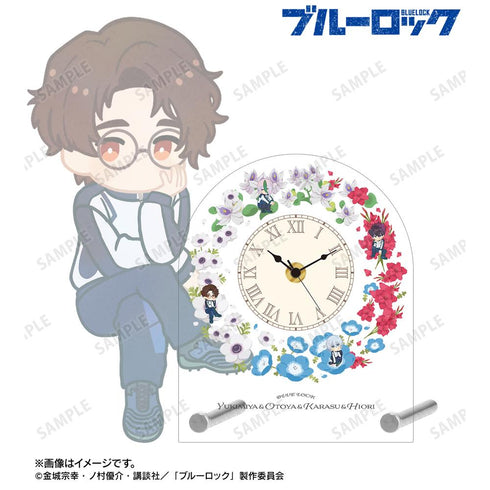 『ブルーロック』雪宮 剣優&乙夜 影汰&烏 旅人&氷織 羊 Botania 第2弾 アクリルスタンド時計