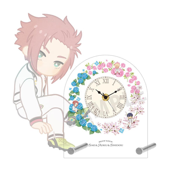 『ブルーロック』糸師 冴&オリヴァ・愛空&士道 龍聖 Botania 第2弾 アクリルスタンド時計