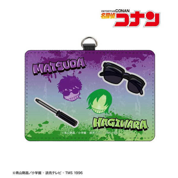 『名探偵コナン』松田陣平&萩原研二 グラフィティモチーフ ネックストラップ付き2ポケットパスケース