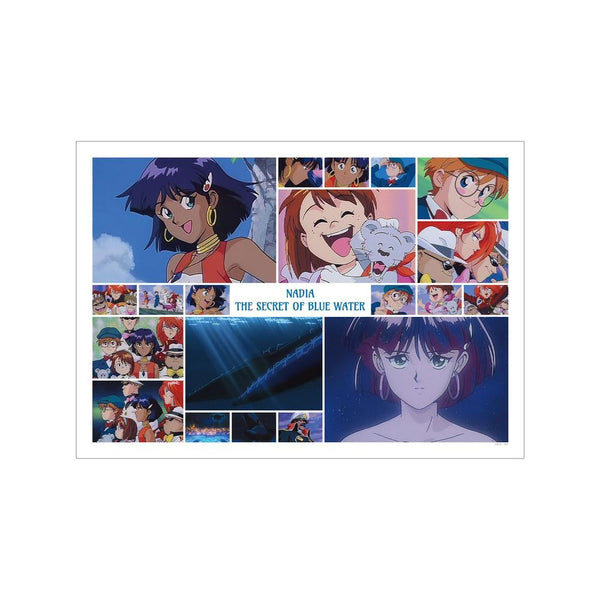 "Nadia: The Secret of Blue Water" Opening Scene A3 Matte-Finish Poster