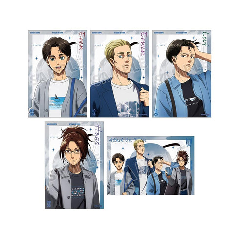 『進撃の巨人』描き下ろし シミラールックver. 第2弾 ポストカード5枚セット