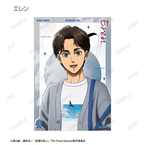 『進撃の巨人』描き下ろし シミラールックver. 第2弾 ポストカード5枚セット