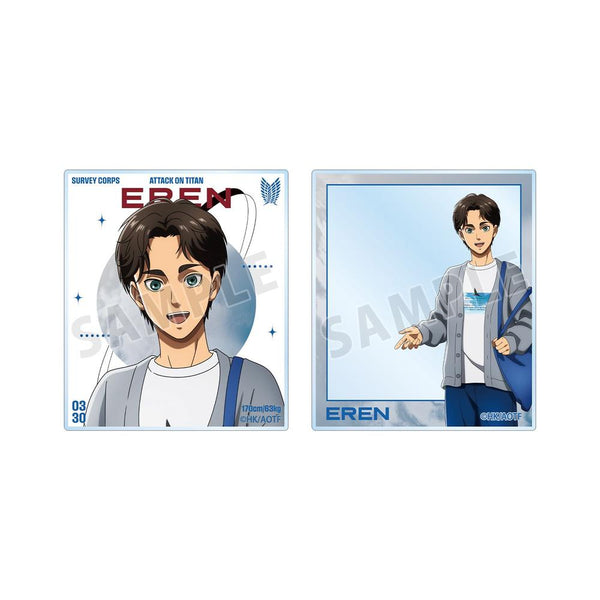 『進撃の巨人』描き下ろし エレン シミラールックver. 第2弾 アクリルカード2枚セット
