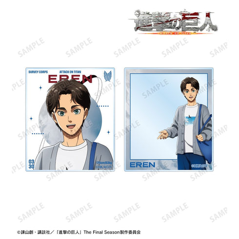『進撃の巨人』描き下ろし エレン シミラールックver. 第2弾 アクリルカード2枚セット【202610再販】
