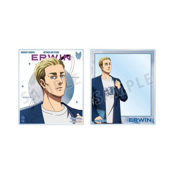 『進撃の巨人』描き下ろし エルヴィン シミラールックver. 第2弾 アクリルカード2枚セット