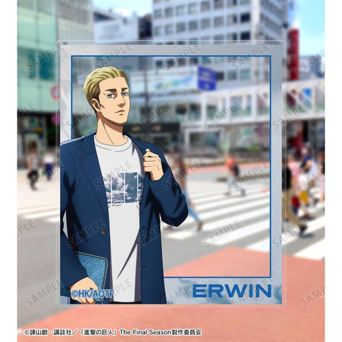 『進撃の巨人』描き下ろし エルヴィン シミラールックver. 第2弾 アクリルカード2枚セット【202610再販】