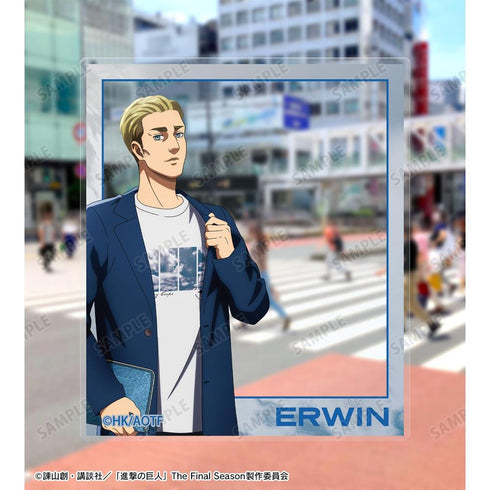 《进击的巨人》全新绘制 埃尔文 西米拉造型版 第2弹 亚克力卡2张套装