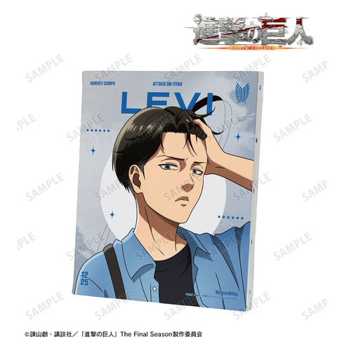 《进击的巨人》全新绘制 利威尔 相似造型版 第2弹 F3号画布板【202610再版】