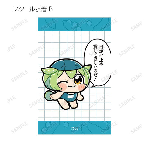 『ずんだもん』大川ぶくぶさんイラスト スクールver. トレーディングイラストカード(単位/BOX)