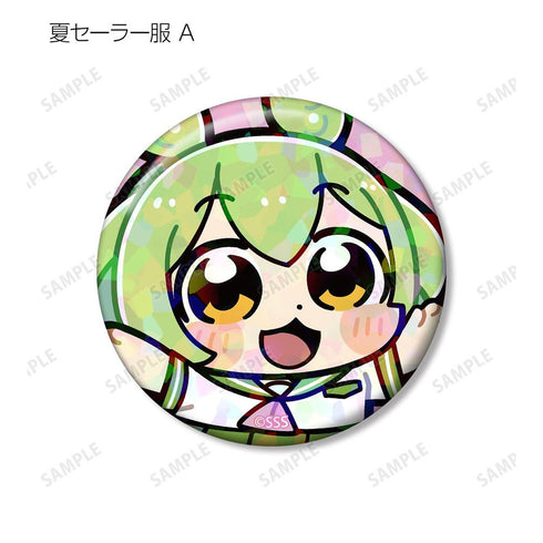『ずんだもん』大川ぶくぶさんイラスト スクールver. トレーディングホログラム缶バッジ(単位/BOX)