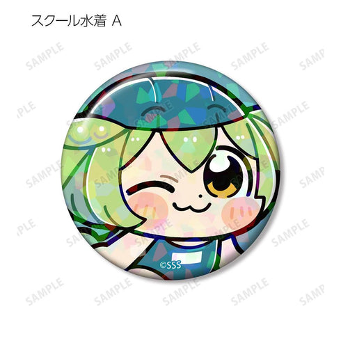『ずんだもん』大川ぶくぶさんイラスト スクールver. トレーディングホログラム缶バッジ(単位/BOX)