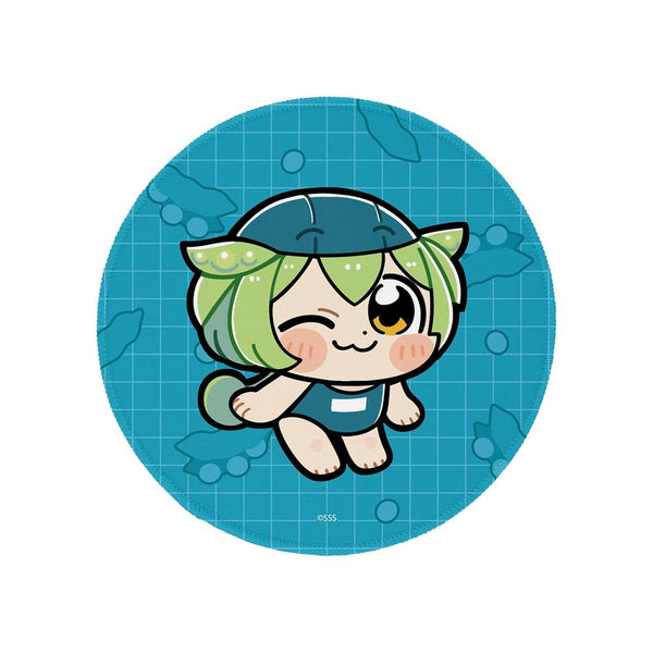 "Zundamon" by Bukubu Okawa: Zundamon in a School Swimsuit (School Version) Mouse Pad