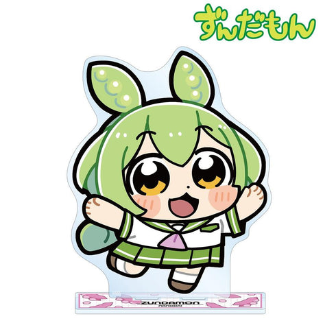 『ずんだもん』大川ぶくぶさんイラスト 夏セーラー服ずんだもん スクールver. BIGアクリルスタンド