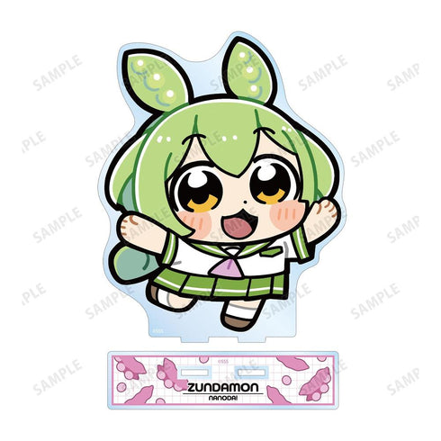 『ずんだもん』大川ぶくぶさんイラスト 夏セーラー服ずんだもん スクールver. BIGアクリルスタンド