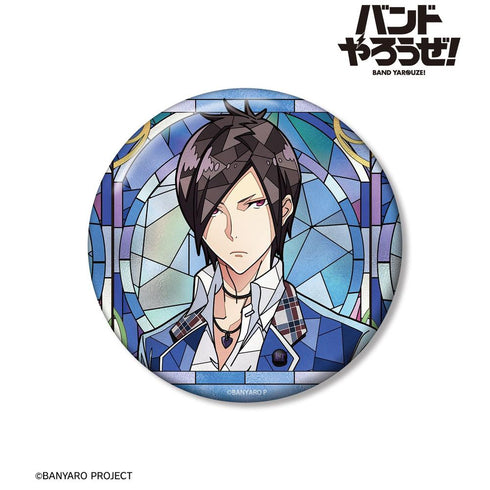 『バンドやろうぜ!』巻 宗介 Aure Glass 100mm缶バッジ